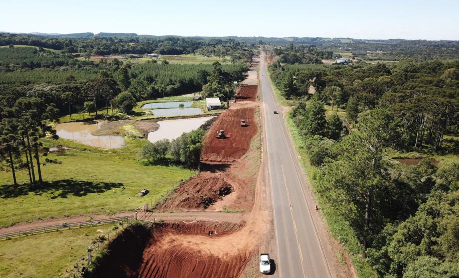 PRC-466 entre Turvo e Palmeirinha