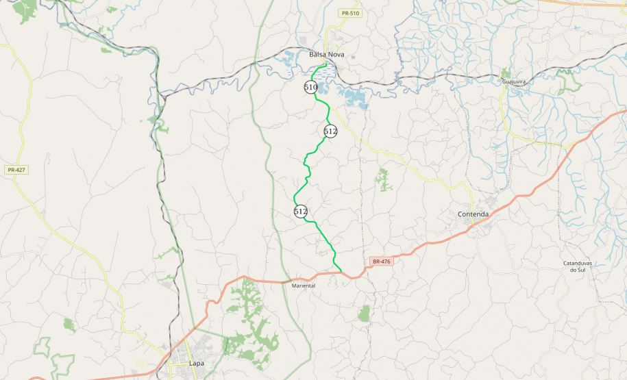 Edital de pavimentação de rodovias entre Balsa Nova e Mariental tem resultado final