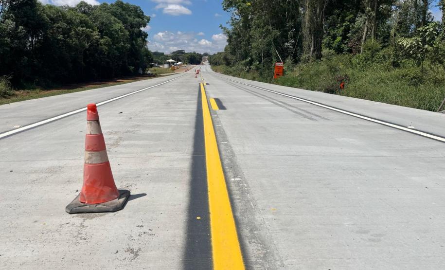 Restauração da PR-151 entre Ponta Grossa e Palmeira tem os primeiros quilômetros prontos
