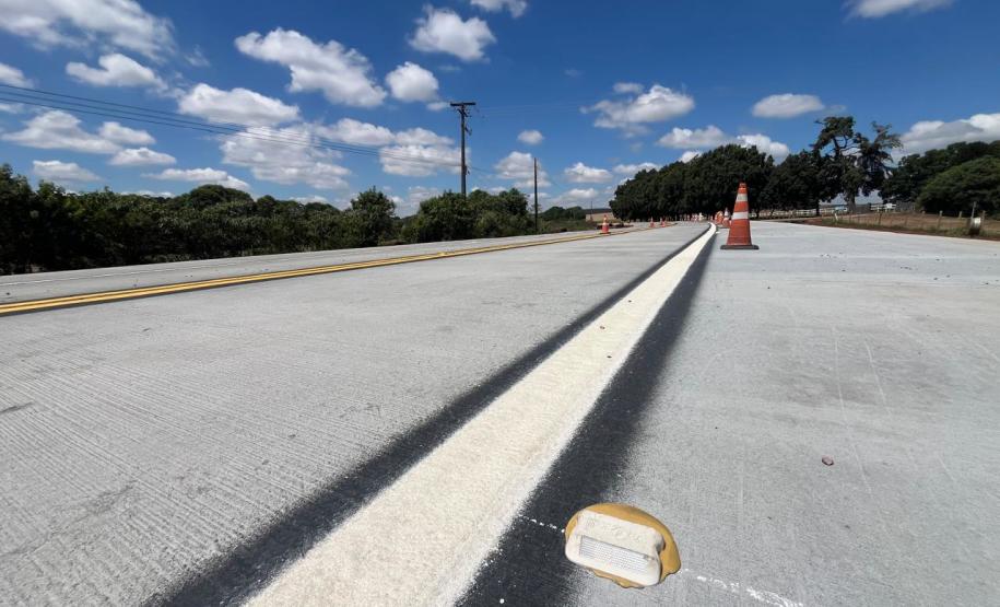 Restauração da PR-151 entre Ponta Grossa e Palmeira tem os primeiros quilômetros prontos