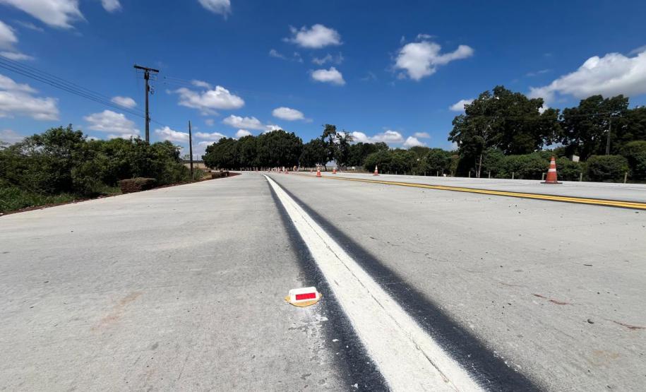 Restauração da PR-151 entre Ponta Grossa e Palmeira tem os primeiros quilômetros prontos