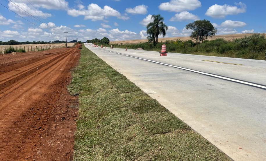 Restauração da PR-151 entre Ponta Grossa e Palmeira tem os primeiros quilômetros prontos