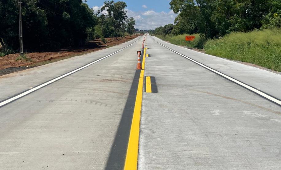Restauração da PR-151 entre Ponta Grossa e Palmeira tem os primeiros quilômetros prontos