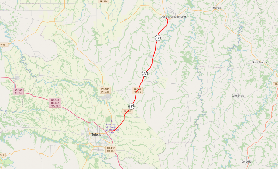 Retomado edital de restauração das rodovias entre Assis Chateaubriand e Toledo