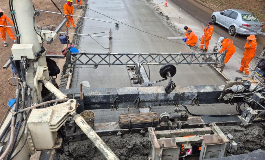 Começa obra de restauração em concreto de rodovias entre Nova Tebas e Pitanga