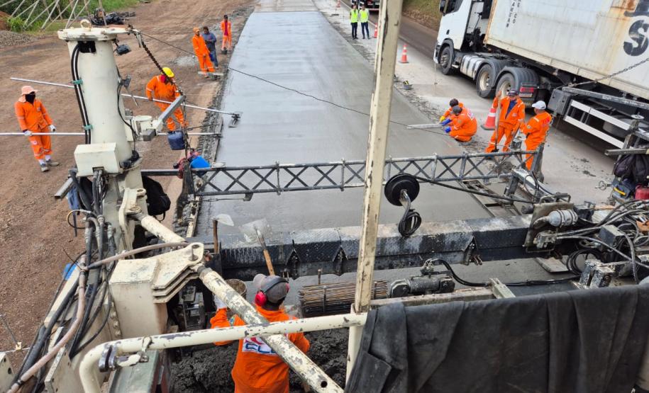 Começa obra de restauração em concreto de rodovias entre Nova Tebas e Pitanga