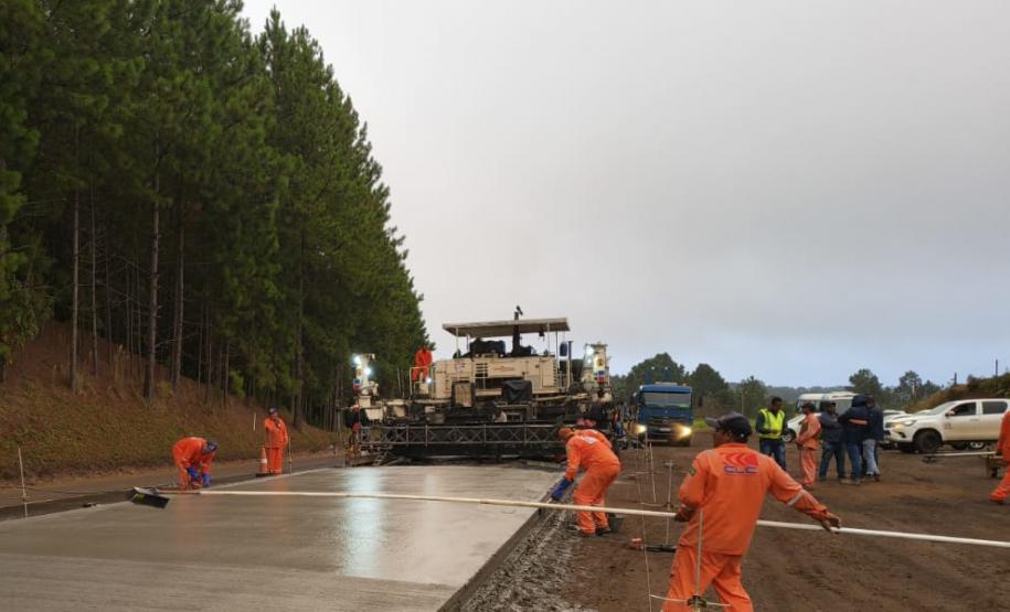 Começa obra de restauração em concreto de rodovias entre Nova Tebas e Pitanga