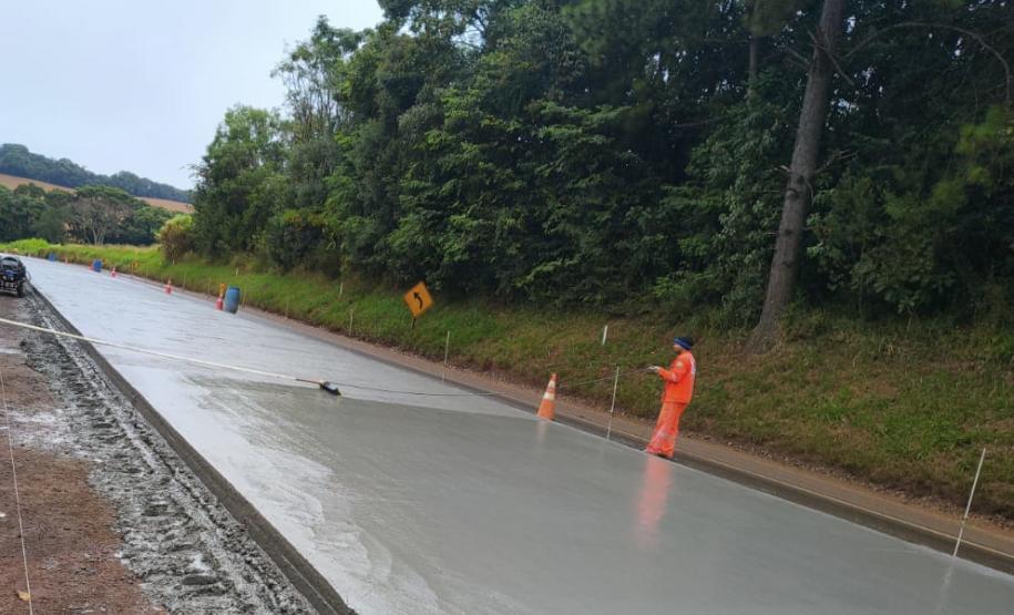 Começa obra de restauração em concreto de rodovias entre Nova Tebas e Pitanga