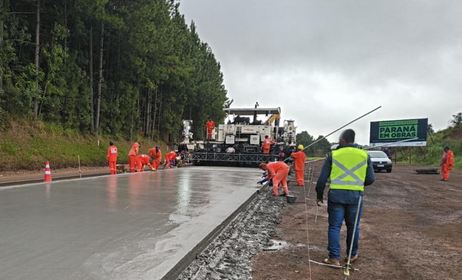 Começa obra de restauração em concreto de rodovias entre Nova Tebas e Pitanga