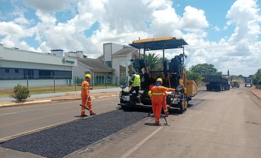Ligação rodoviária entre Pérola d'Oeste e Planalto recebe melhorias no pavimento
