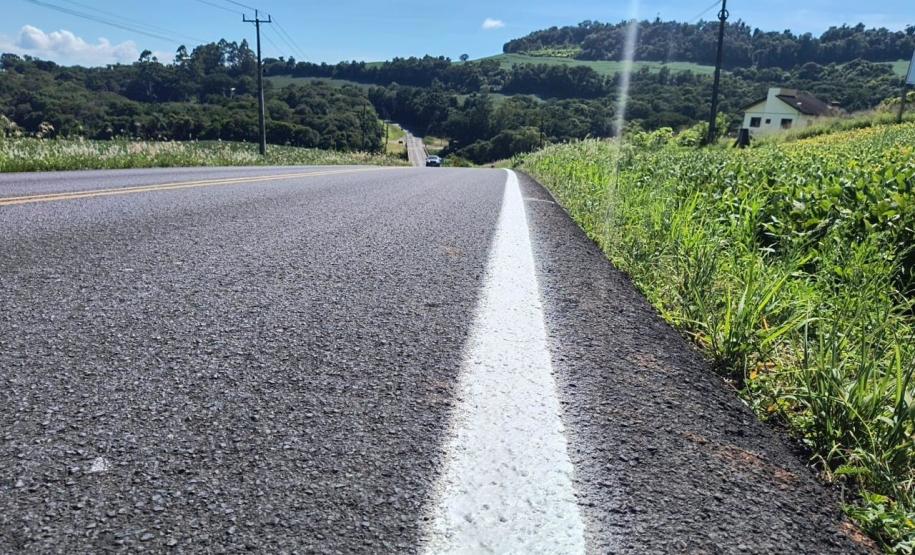 DER/PR reforça sinalização viária em Francisco Beltrão e na ligação com Itapejara D'Oeste