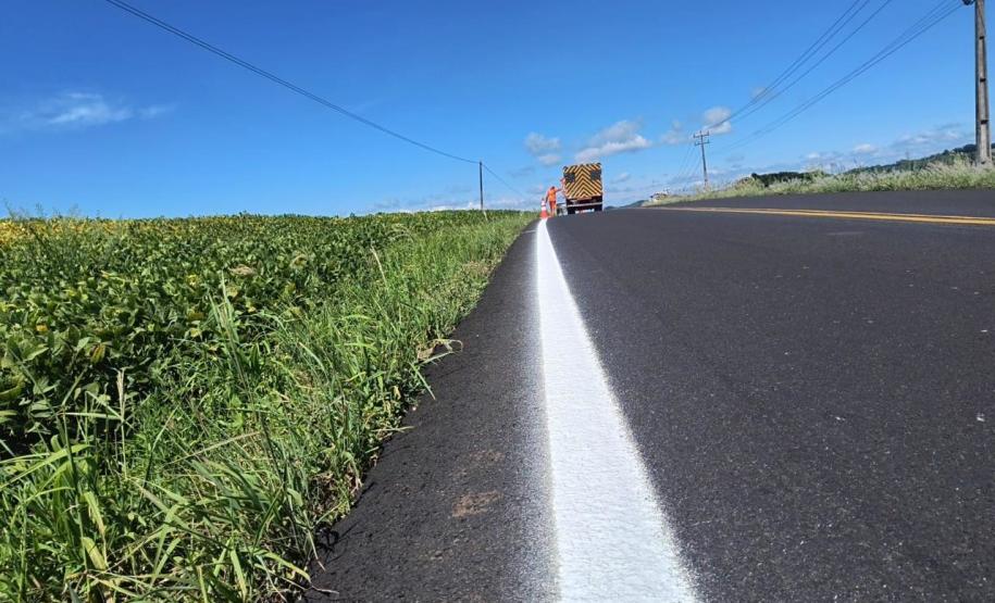 DER/PR reforça sinalização viária em Francisco Beltrão e na ligação com Itapejara D'Oeste