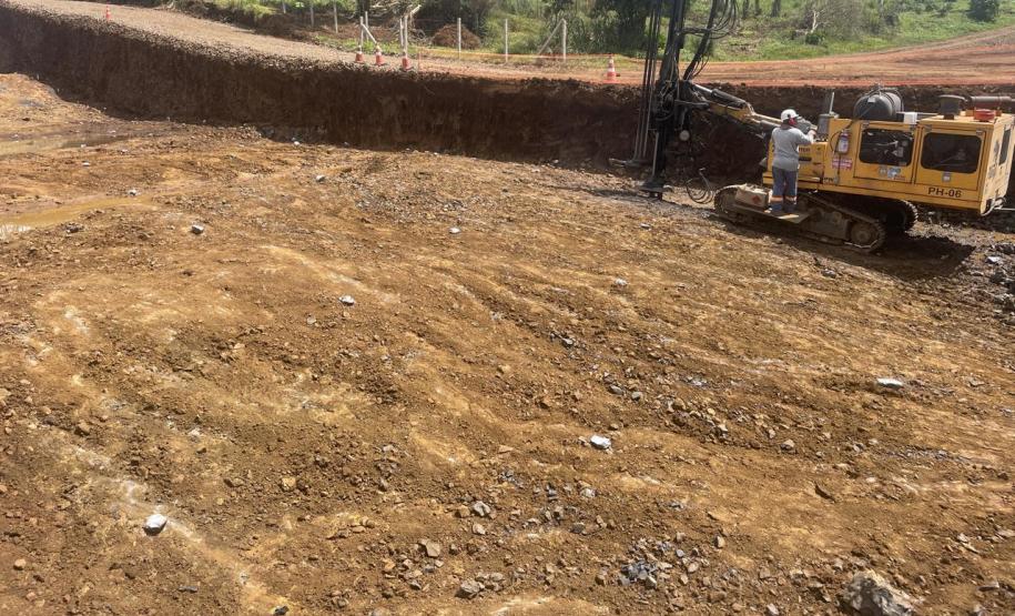 Duplicação em concreto da PRC-466 entre Turvo e Palmeirinha chega a 22,7% de execução