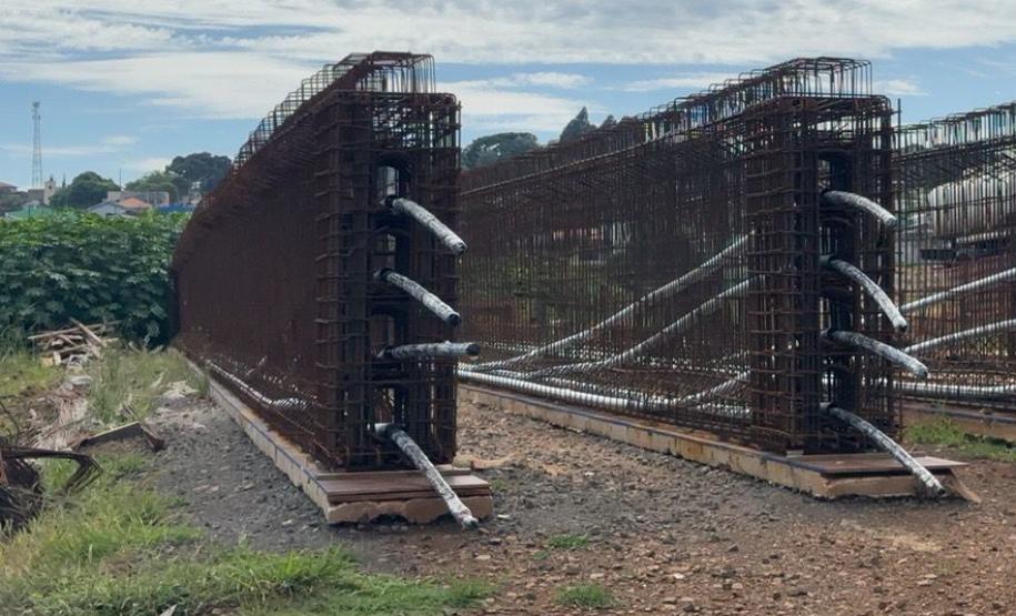 Duplicação em concreto da PRC-466 entre Turvo e Palmeirinha chega a 22,7% de execução