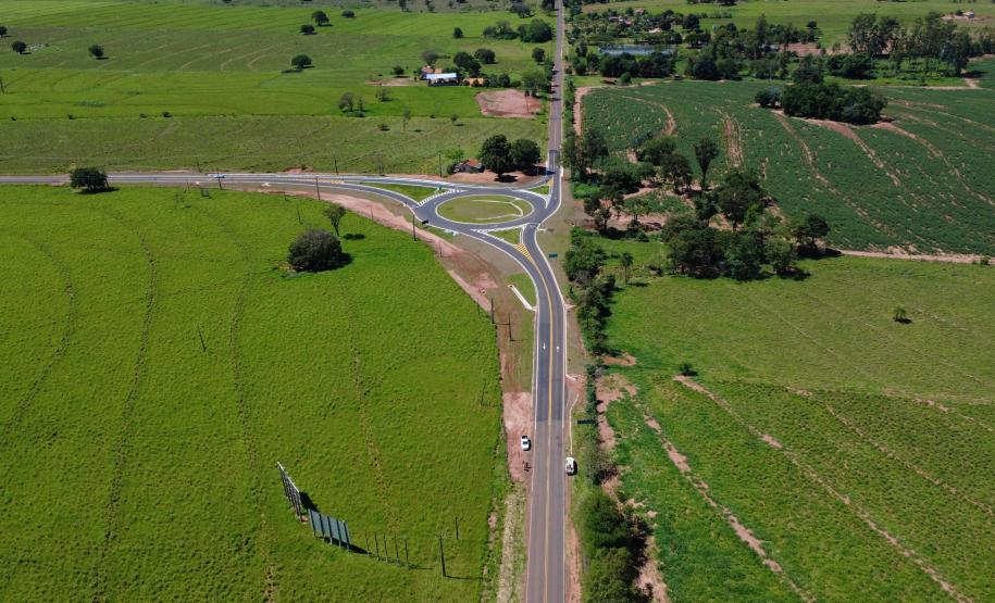 Estado entrega novo trevo rodoviário entre Porto Rico e São Pedro do Paraná