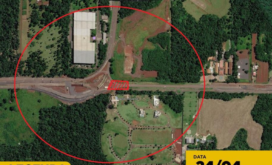 Rodovia das Cataratas terá detonação de rochas na próxima sexta-feira