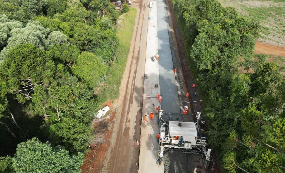 Restauração de rodovias entre Pitanga e Nova Tebas avança no primeiro mês de obras