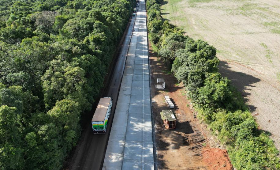 Restauração de rodovias entre Pitanga e Nova Tebas avança no primeiro mês de obras