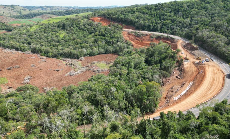 Restauração de rodovias entre Pitanga e Nova Tebas avança no primeiro mês de obras