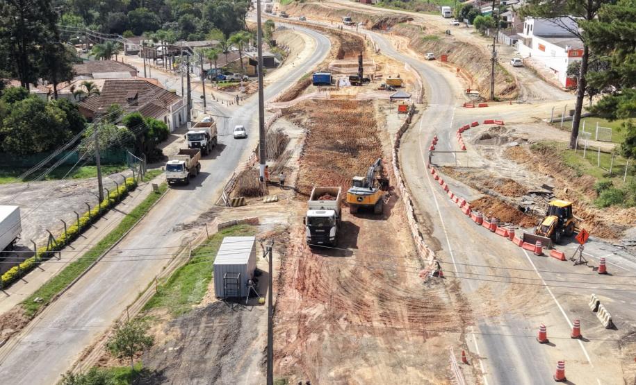 Restauração em concreto da PR-151 entre Ponta Grossa e Palmeira chega perto de 50%
