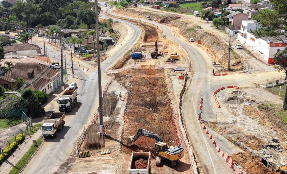 Restauração em concreto da PR-151 entre Ponta Grossa e Palmeira chega perto de 50%