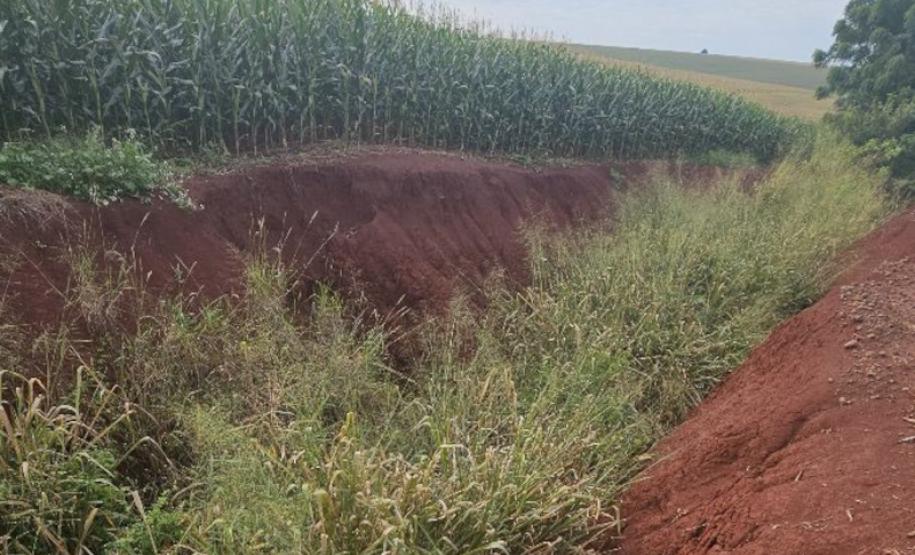 DER/PR vai corrigir erosão e melhorar drenagem de águas em rodovia de Ourizona