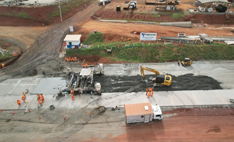 PRC-466 duplicação em concreto entre Pitanga e Turvo