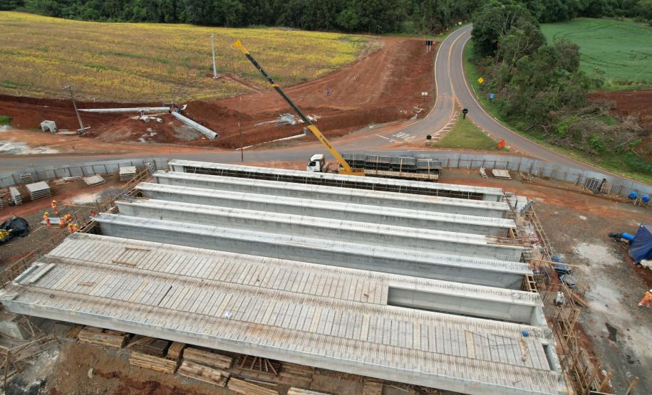 PRC-466 duplicação em concreto entre Pitanga e Turvo