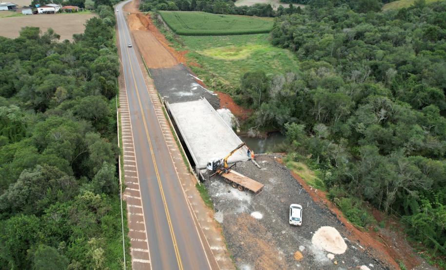PRC-466 duplicação em concreto entre Pitanga e Turvo