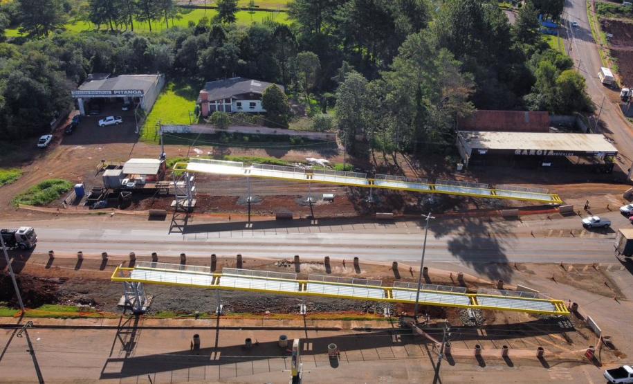 Pitanga terá interdição de rodovia para avançar em obra de nova passarela