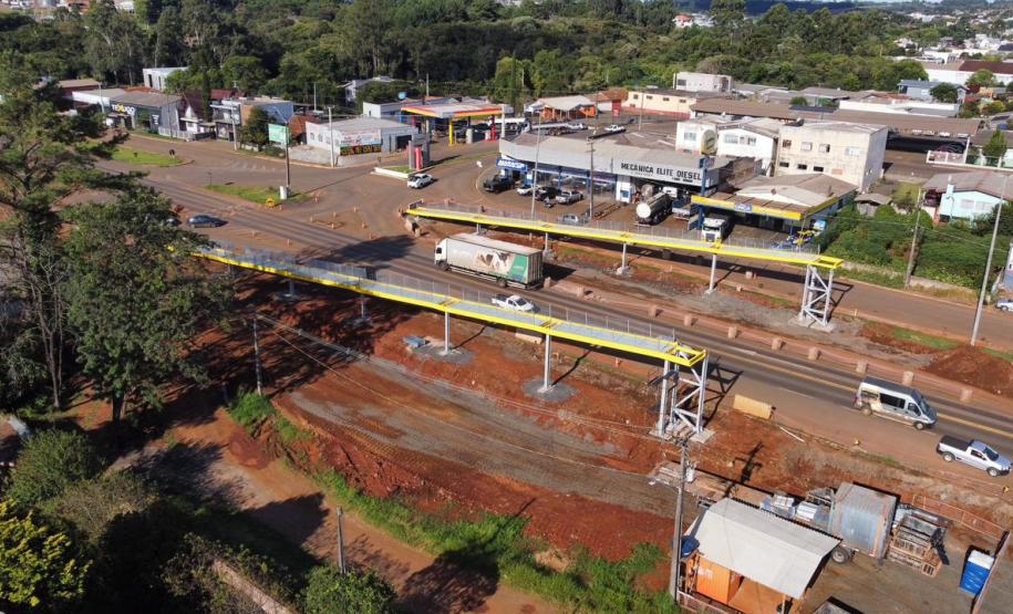 Pitanga terá interdição de rodovia para avançar em obra de nova passarela