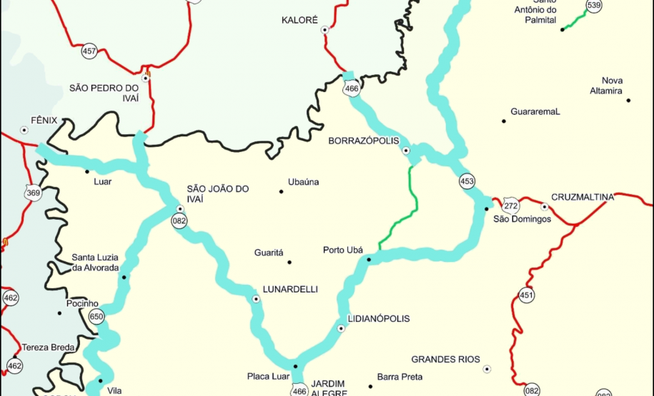 DER/PR promove melhorias em acesso a ponte entre Godoy Moreira e São João do Ivaí