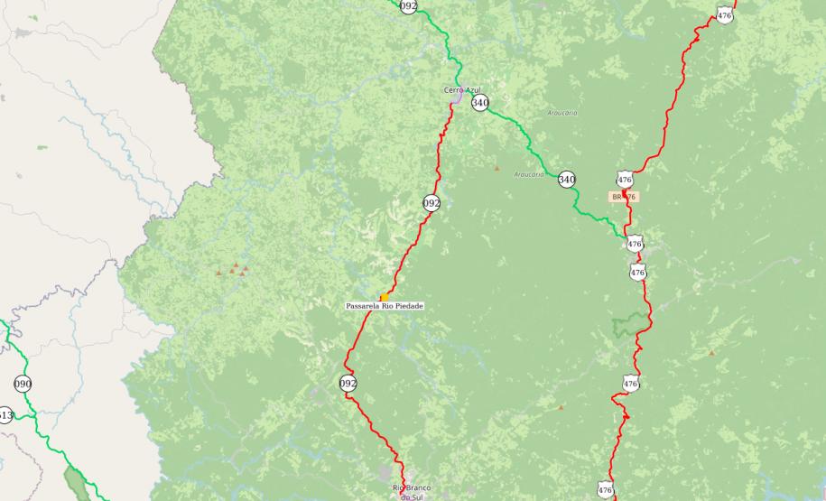 Edital para reforma de passarela entre Rio Branco do Sul e Cerro Azul tem resultado final