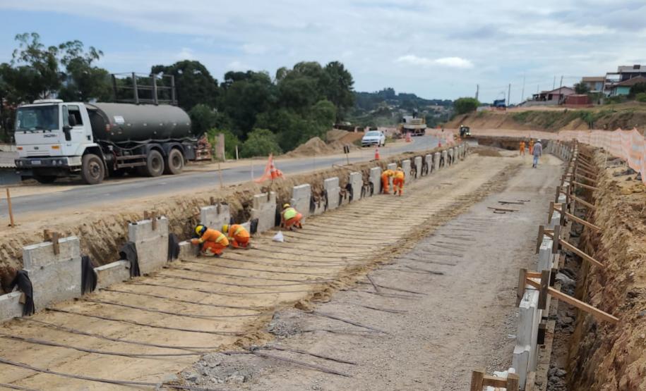 Restauração em concreto da PR-151 entre Ponta Grossa e Palmeira chega a 53% de execução