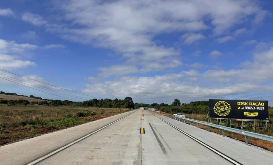 Restauração em concreto da PR-151 entre Ponta Grossa e Palmeira chega a 53% de execução