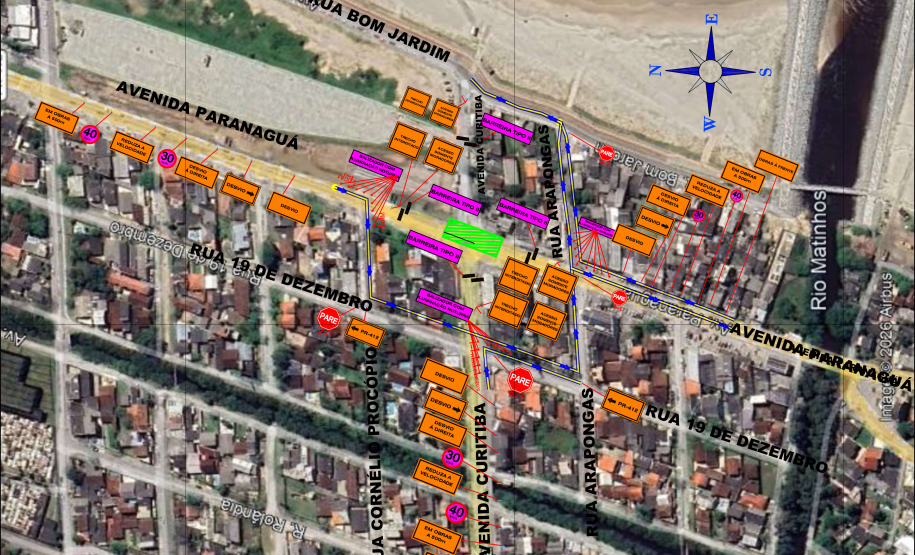 PR-412 será interditada em Matinhos para iniciar construção de novo viaduto