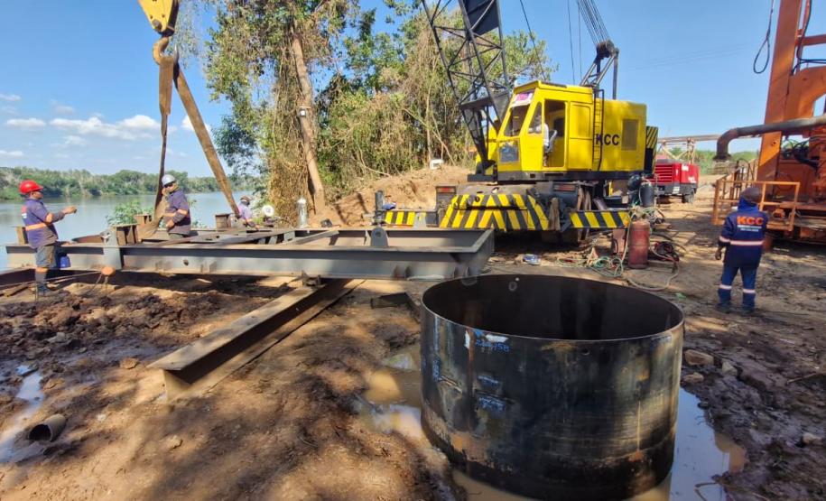 Nova ponte entre São Carlos do Ivaí e Japurá avança com atividades nas duas margens