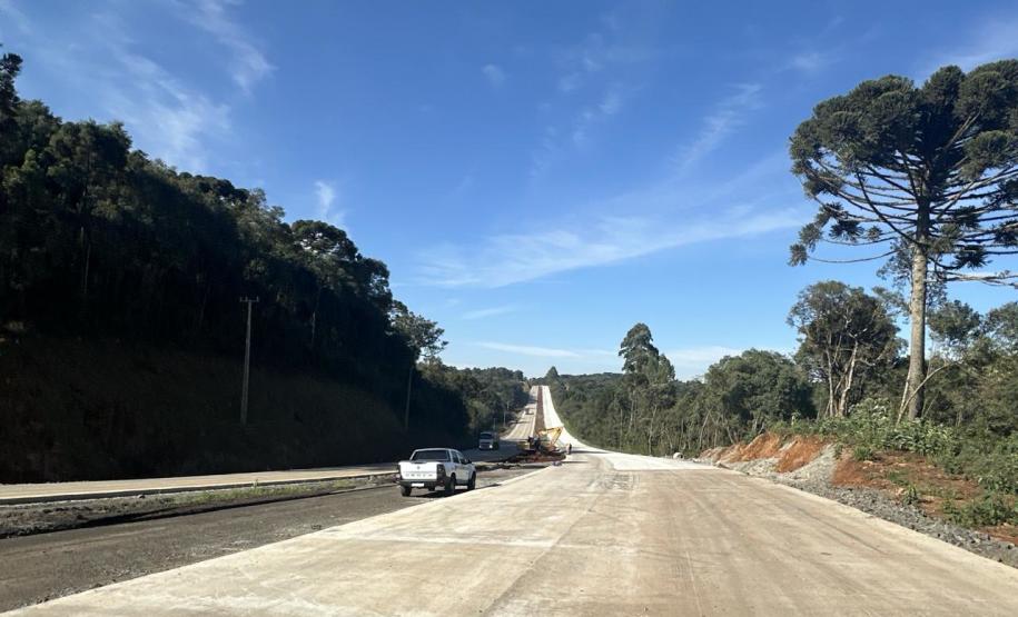 Duplicação em concreto da PRC-466 entre Pitanga e Turvo avança e passa de 29% de execução