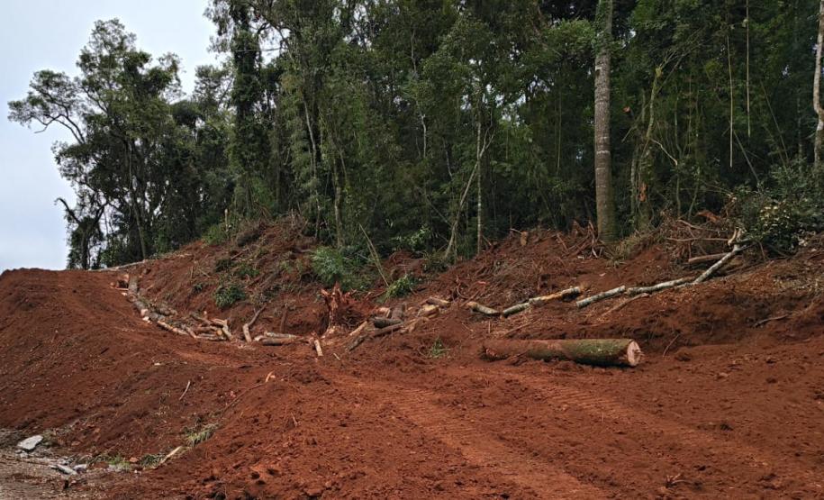 Obra de concreto em rodovias entre Nova Tebas e Pitanga avança em terraplenagem