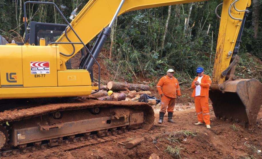 Obra de concreto em rodovias entre Nova Tebas e Pitanga avança em terraplenagem