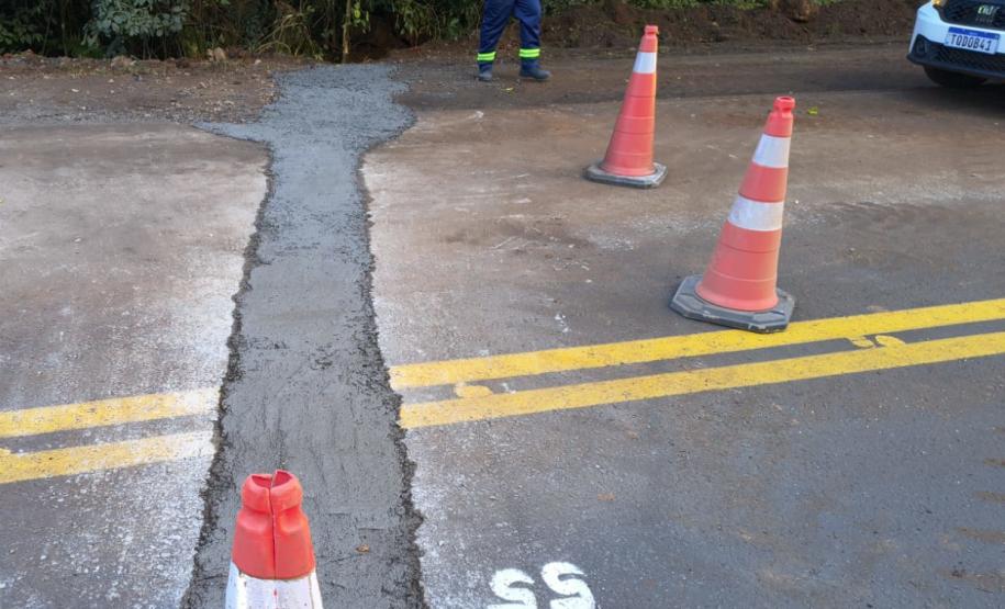 Obra de concreto em rodovias entre Nova Tebas e Pitanga avança em terraplenagem