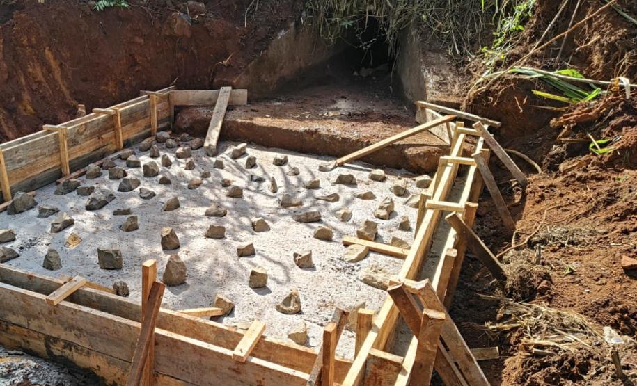 Obra de concreto em rodovias entre Nova Tebas e Pitanga avança em terraplenagem