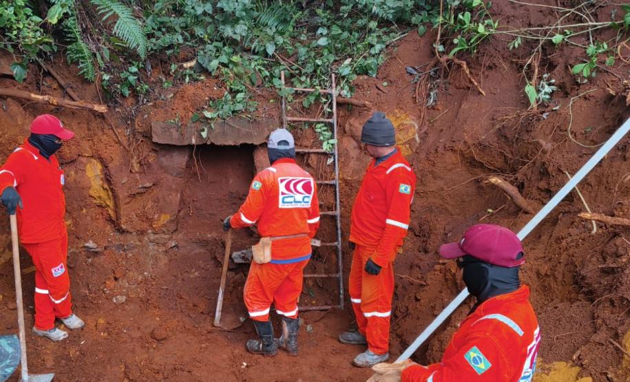 Obra de concreto em rodovias entre Nova Tebas e Pitanga avança em terraplenagem