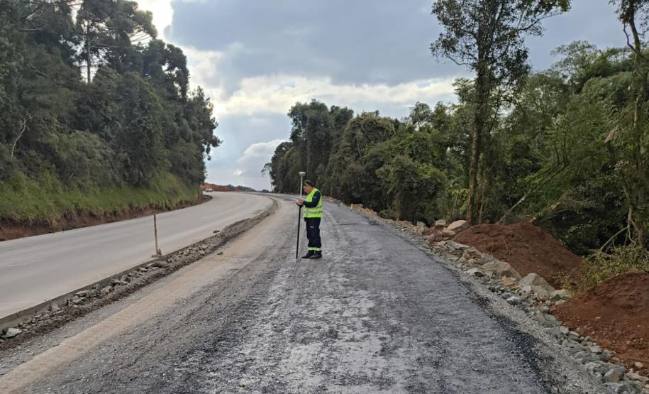 Obra de concreto em rodovias entre Nova Tebas e Pitanga avança em terraplenagem