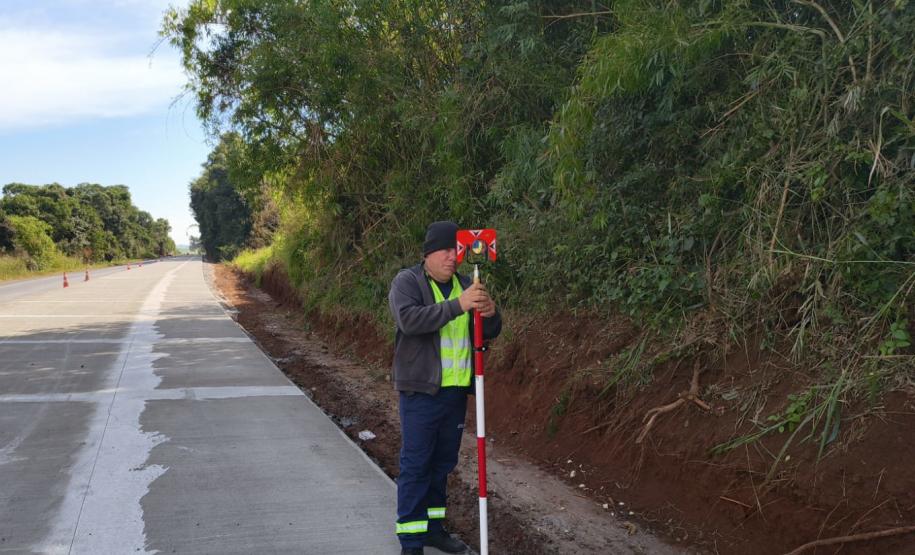 Obra de concreto em rodovias entre Nova Tebas e Pitanga avança em terraplenagem