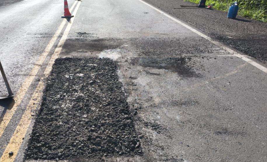 Obra de concreto em rodovias entre Nova Tebas e Pitanga avança em terraplenagem