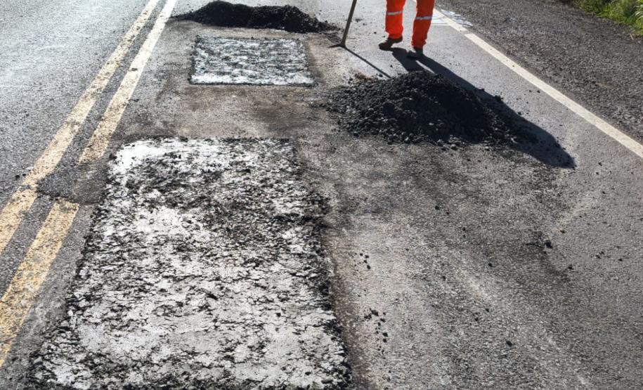 Obra de concreto em rodovias entre Nova Tebas e Pitanga avança em terraplenagem
