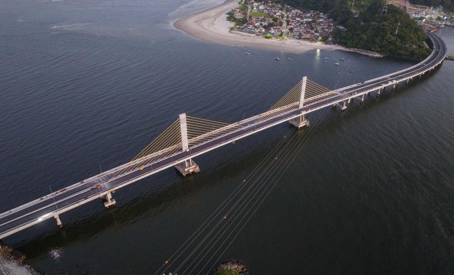 Estudo aponta Ponte de Guaratuba com menor custo por m² entre estruturas estaiadas