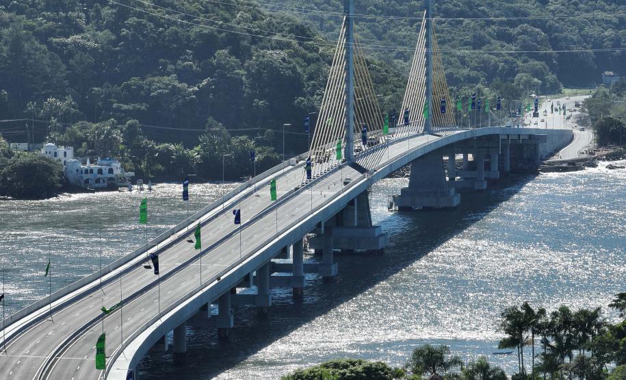 Estudo aponta Ponte de Guaratuba com menor custo por m² entre estruturas estaiadas