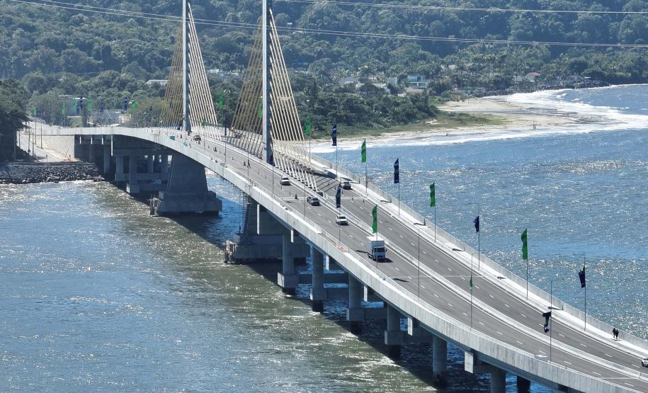 Estudo aponta Ponte de Guaratuba com menor custo por m² entre estruturas estaiadas
